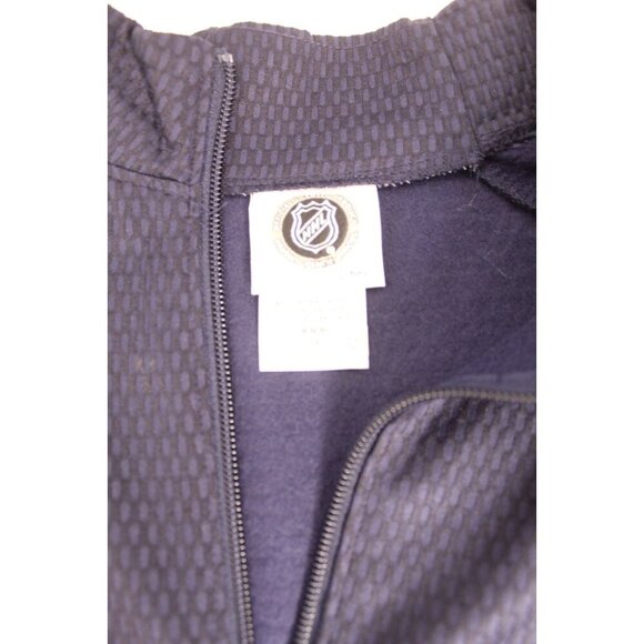 SEATTLE KRAKEN NHL 1/4 ZIP BLUE LONG SLEEVE Pullover STITCHED LOGO MEN'S M NWOT - Picture 4 of 13